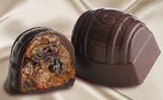 chocolates with rum raisin filling