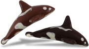 chocolate orca whale