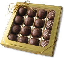 box of assorted truffles